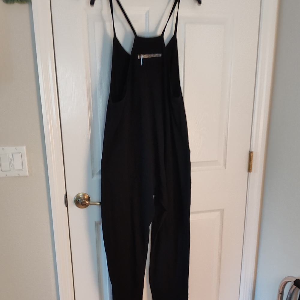 Source Unknown Black Strappy Jumpsuit
